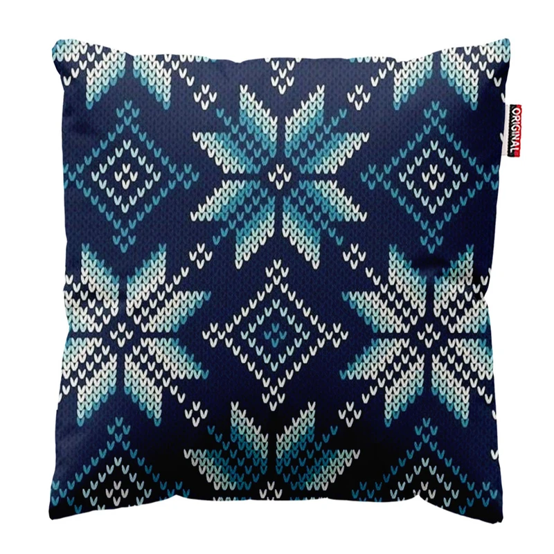 کوسن پاد آفرین طرح گل کد 590 سایز 30*30 سانتی متر