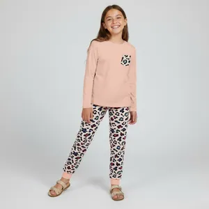 ست بلوز آستین بلند و شلوار راحتی دخترانه پیپرتس مدل 04