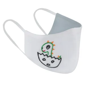 ماسک پارچه‌ای بچگانه طرح دایناسور مدل A51 