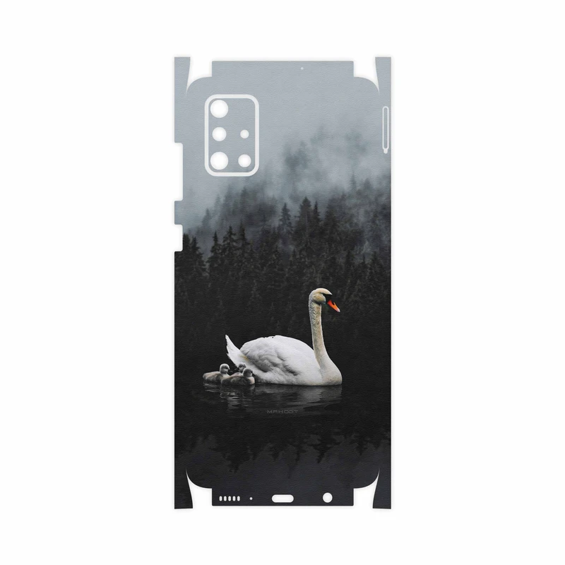 برچسب پوششی ماهوت مدل Swan Lake-FullSkin مناسب برای گوشی موبایل سامسونگ Galaxy A71