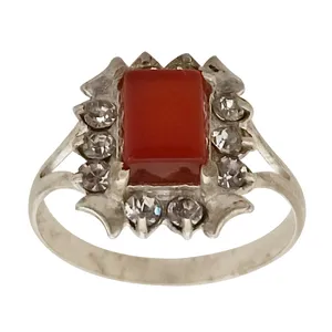 انگشتر نقره زنانه سلین کالا مدل عقیق ce-anagh3