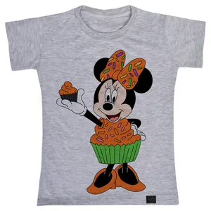 تی شرت آستین کوتاه دخترانه 27 مدل میکی موس و شیرینی کد V211