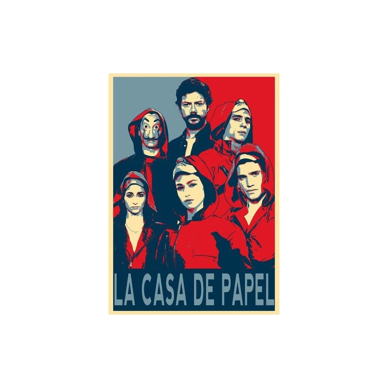  استیکر لپ تاپ لولو طرح سریال سرقت پول کد 178