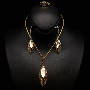 نیم ست طلا 18 عیار زنانه مدل 1EW793 