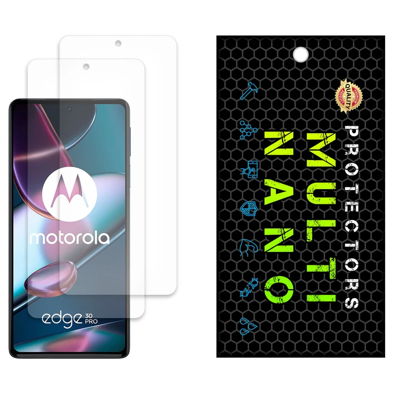 محافظ صفحه نمایش مات مولتی نانو مدل X-S2M مناسب برای گوشی موبایل موتورولا Edge 30 Pro بسته دو عددی
