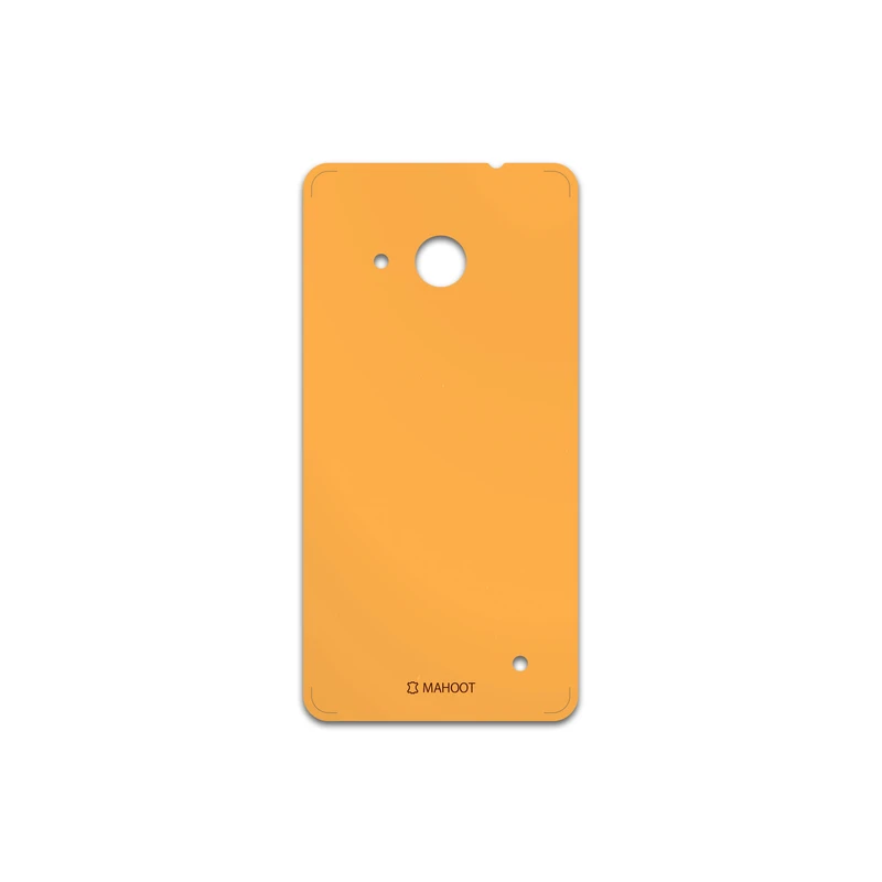 برچسب پوششی ماهوت مدل Matte-Orange مناسب برای گوشی موبایل مایکروسافت Lumia 550