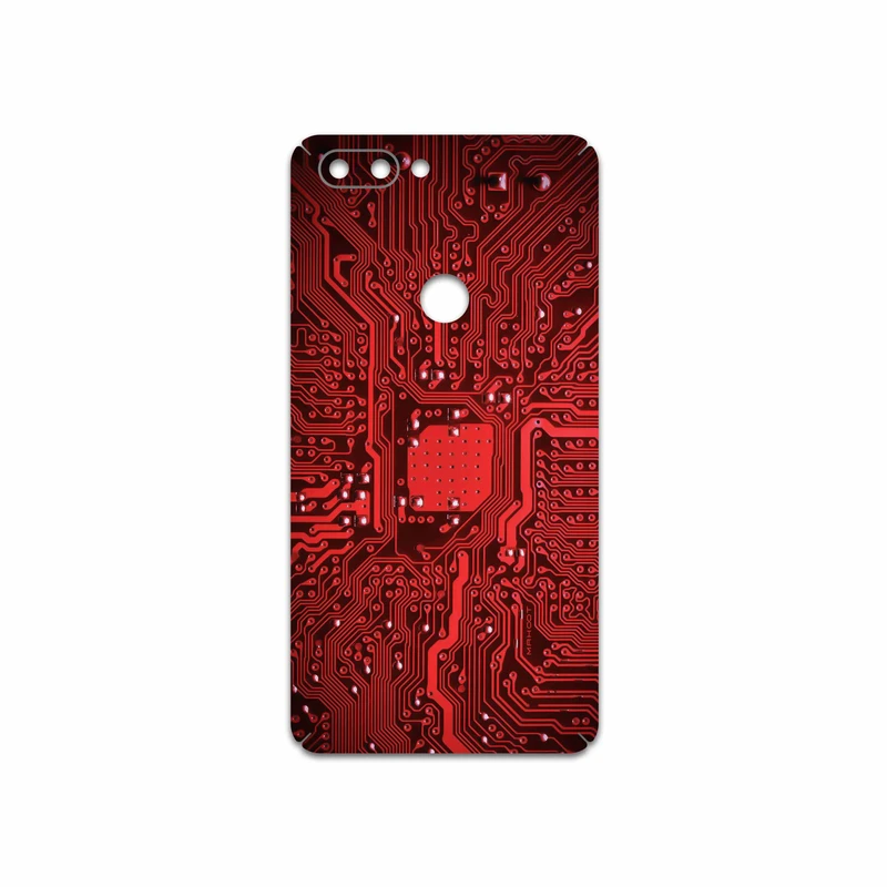 برچسب پوششی ماهوت مدل Red Printed Circuit Board مناسب برای گوشی موبایل تکنو Phantom 8