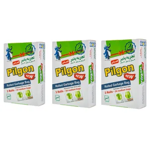 کیسه زباله پیلگون مدل H76 بسته 3 عددی