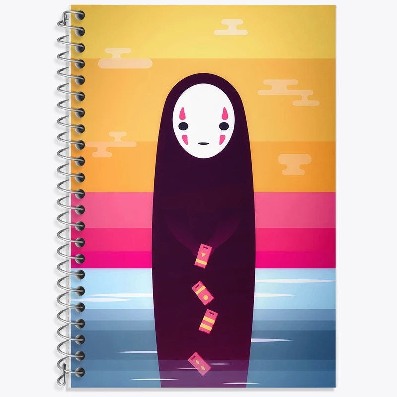 دفتر لغت 50 برگ خندالو طرح انیمه شهر اشباح (Spirited Away) کد F1605