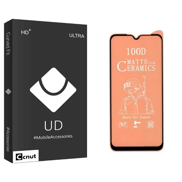 محاظ صفحه نمایش مات کوکونات مدل UD Black مناسب برای گوشی موبایل سامسونگ Galaxy A20S