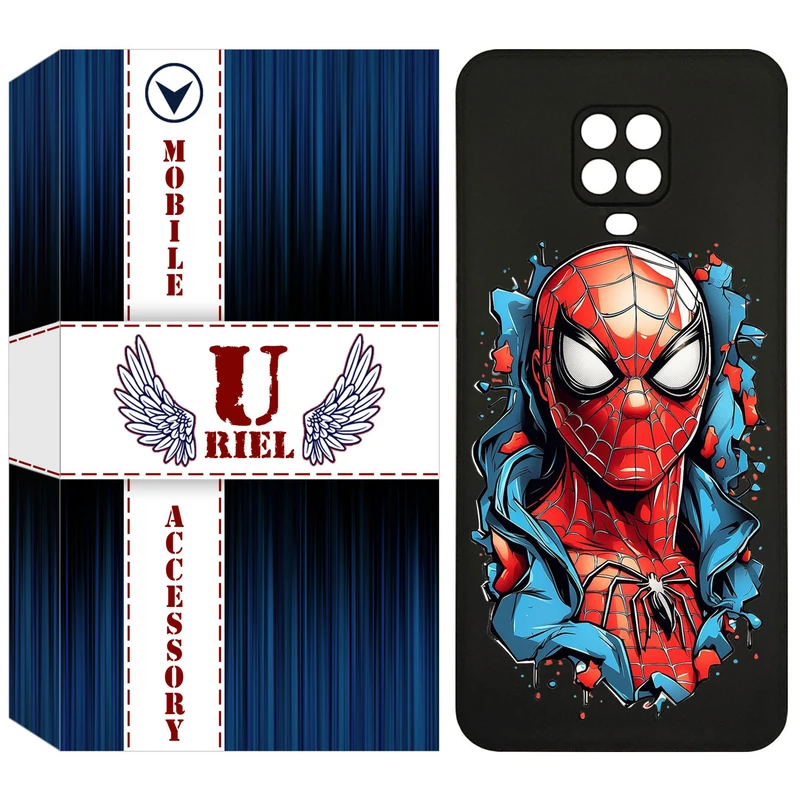 کاور یوریل مدل KSH کد 34 طرح اسپایدرمن مناسب برای گوشی موبایل شیائومی Redmi Note 9S / Redmi Note 9 Pro / Redmi Note 9 Pro Max