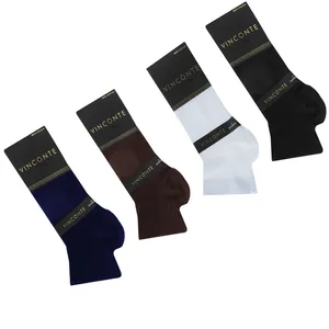 جوراب ساق بلند مردانه وینکانت مدل VTS4 مجموعه 4 عددی