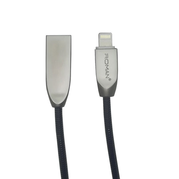کابل تبدیل USB به لایتنینگ رومن مدل ron طول 1 متر