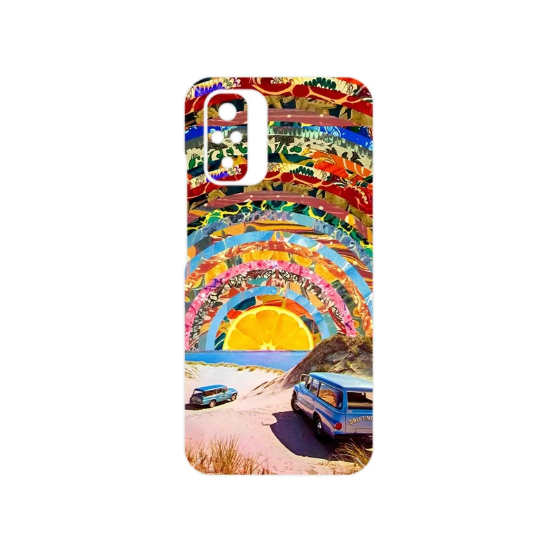 برچسب پوششی ماهوت مدل Collage of Orange Sky مناسب برای گوشی موبایل شیائومی Redmi Note 10s