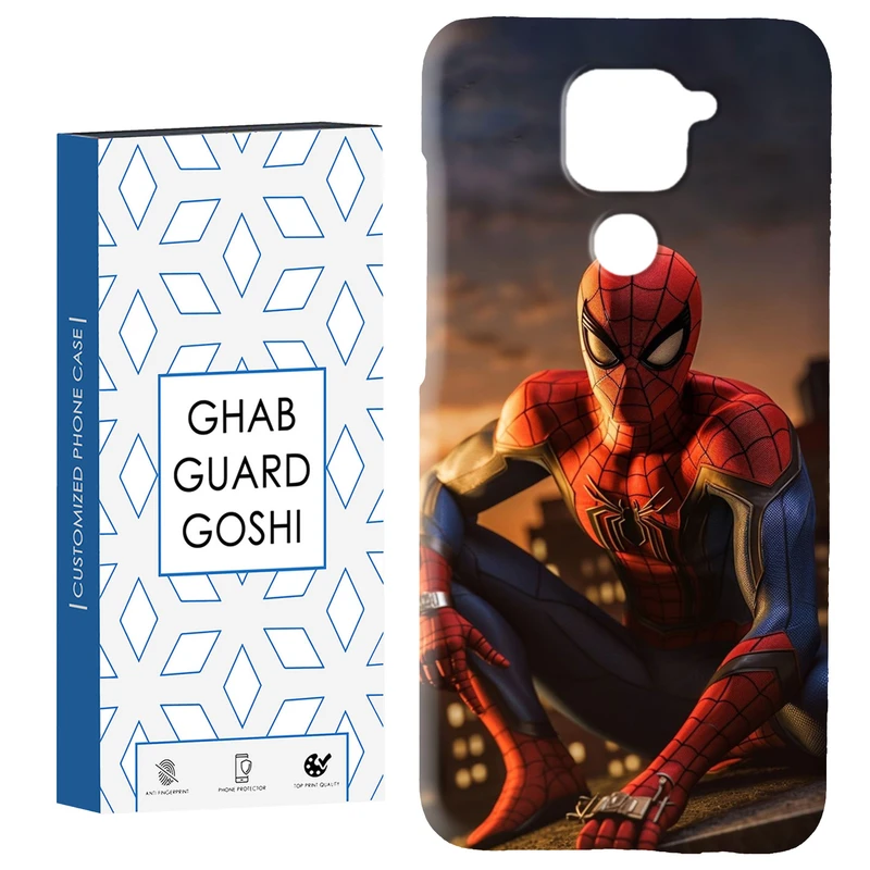 کاور قاب گارد گوشی طرح مرد عنکبوتی کد Dimo-284 مناسب برای گوشی موبایل شیائومی Redmi Note 9 4G