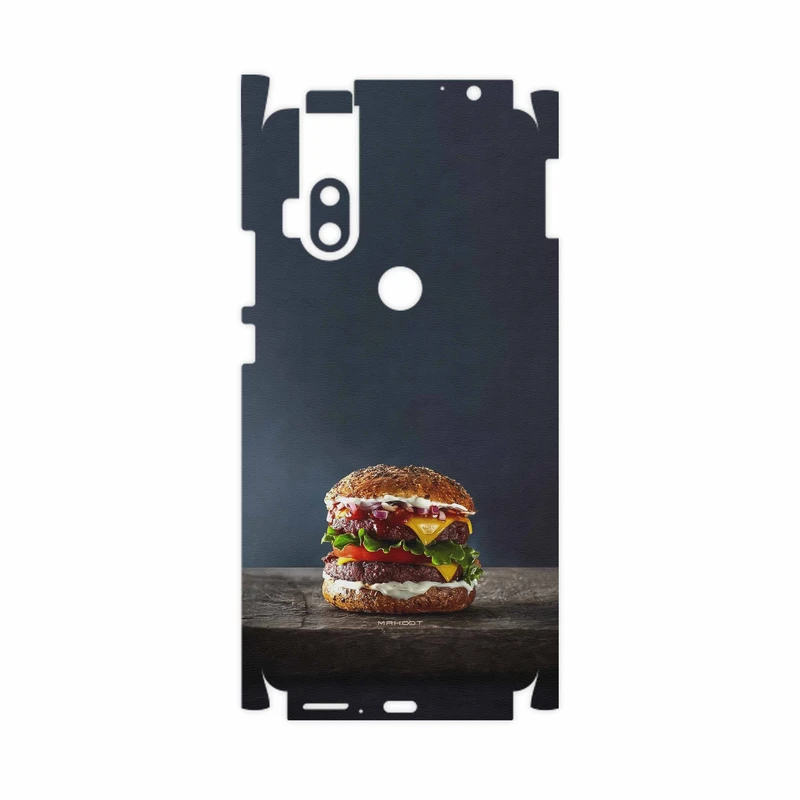 برچسب پوششی ماهوت مدل Hamburger-FullSkin مناسب برای گوشی موبایل موتورولا One Hyper