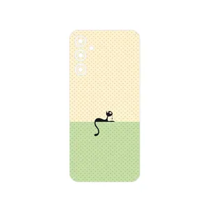 MAHOOT Minimal Internet Cat Icon Cover Sticker for Samsung Galaxy M34 5G