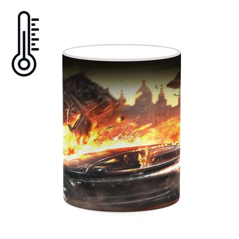 ماگ حرارتی کاکتی مدل بازی Wheelman کد mgh20949