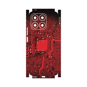 MAHOOT Red_Printed_Circuit_Board-FullSkin Cover Sticker for Honor X8a