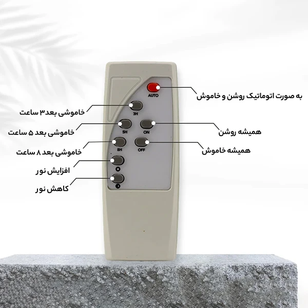 عکس شماره 2 : پروژکتور خورشیدی مدل 2win-200w به همراه پنل خورشیدی بسته سه عددی