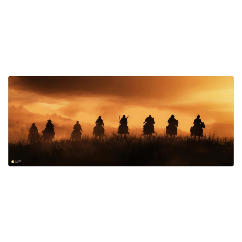 ماوس پد هومرو مدل HX553 طرح Red Dead Redemption سایز 40x100 سانتی متر