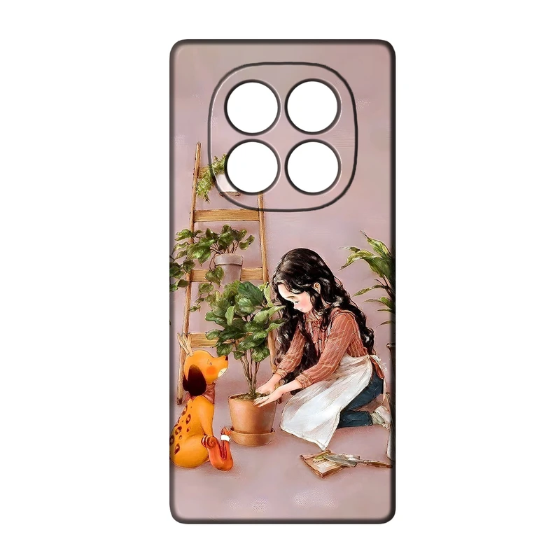 کاور طرح دخترانه کد 287 مناسب برای گوشی موبایل شیائومی Redmi Note 14 Pro Plus