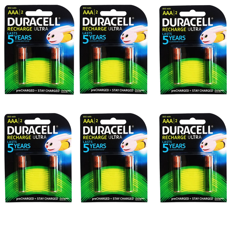 باتری  نیم قلمی قابل شارژ دوراسل مدل D-089 بسته 12 عددی 