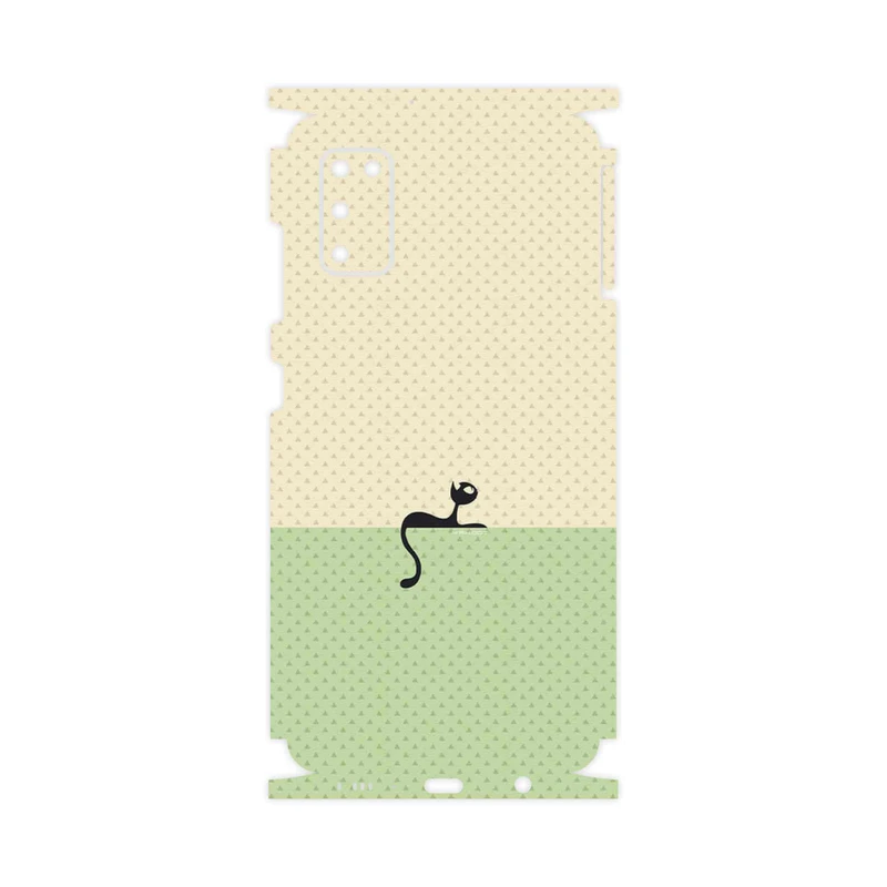 برچسب پوششی ماهوت مدل Minimal Internet Cat Icon-FullSkin مناسب برای گوشی موبایل سامسونگ Galaxy A41