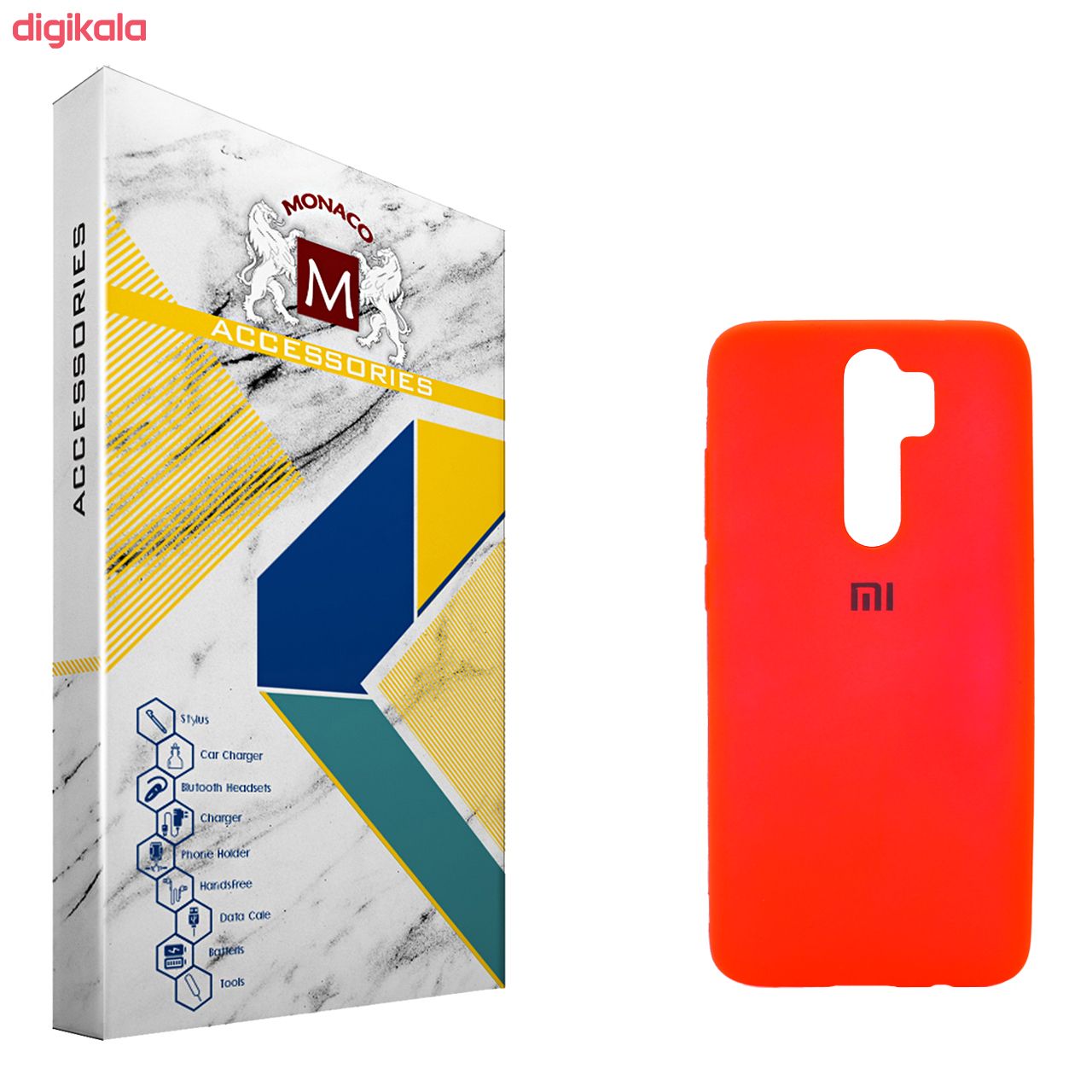 کاور موناکو مدل Si077 مناسب برای گوشی موبایل شیائومی Redmi Note 8 Pro به همراه محافظ صفحه نمایش
