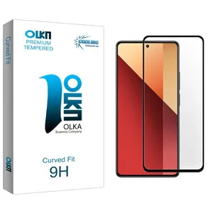 محافظ صفحه نمایش شیشه ای کولینگ مدل Olka FullGlue مناسب برای گوشی موبایل شیائومی Redmi Note 13 4G