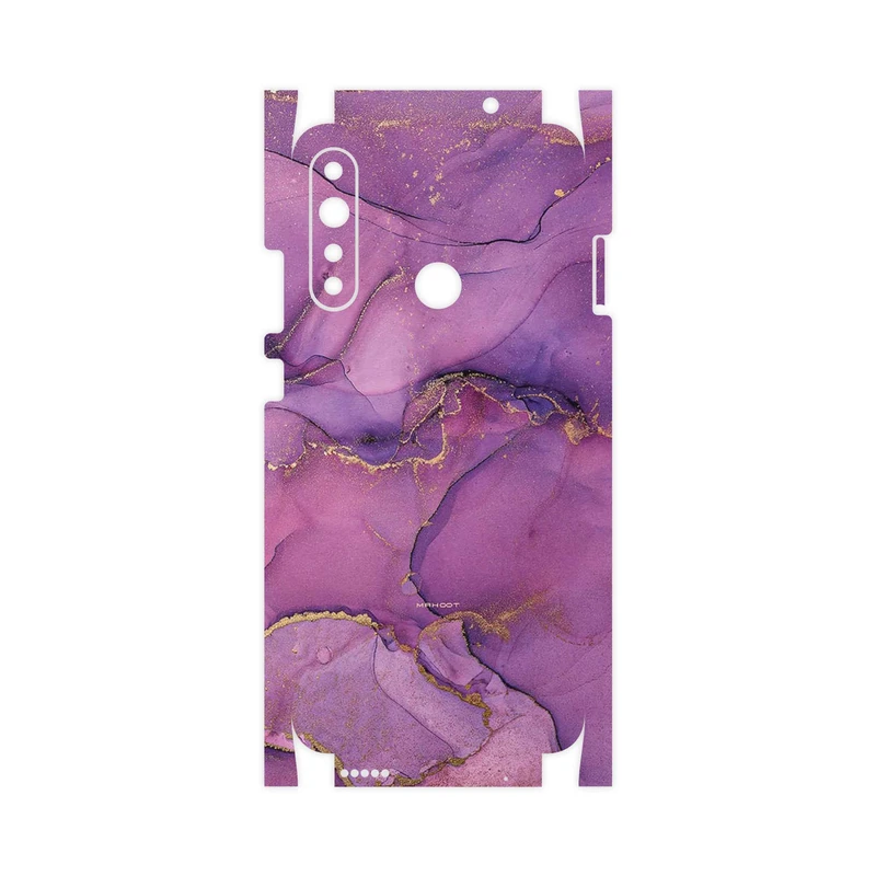 برچسب پوششی ماهوت مدل Purple Marble-FullSkin مناسب برای گوشی موبایل جی پلاس P10