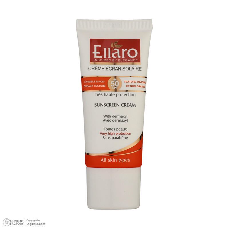 ضد آفتاب بی رنگ الارو مدل +SPF50 مناسب انواع پوست حجم 50 میلی لیتر ضد آفتاب بی رنگ الارو مدل +SPF50 مناسب انواع پوست حجم 50 میلی لیتر