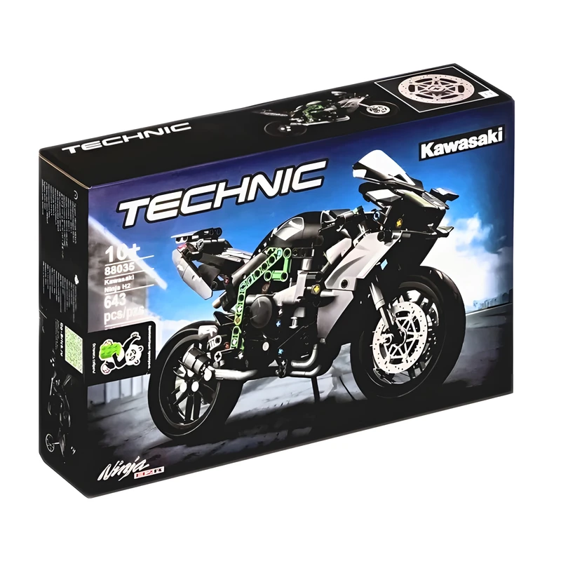 ساختنی 643 تکه طرح موتور کاوازاکی مدل TECHNIC کد 88035