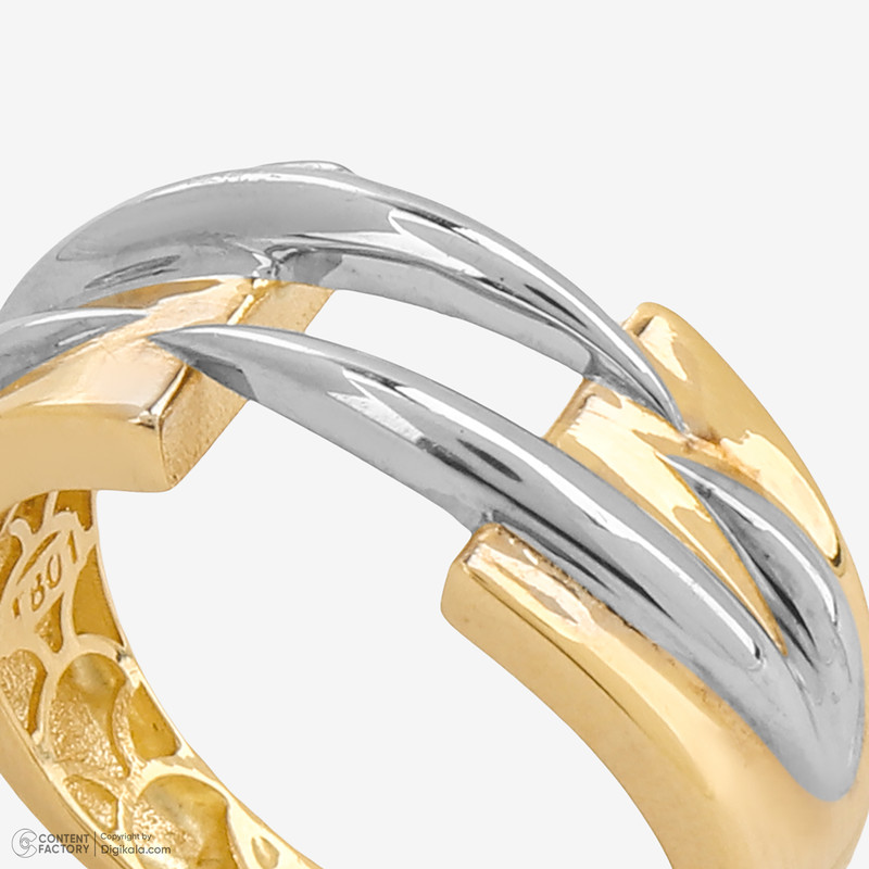 انگشتر طلا 18 عیار زنانه گلدم مدل R352003  - 6