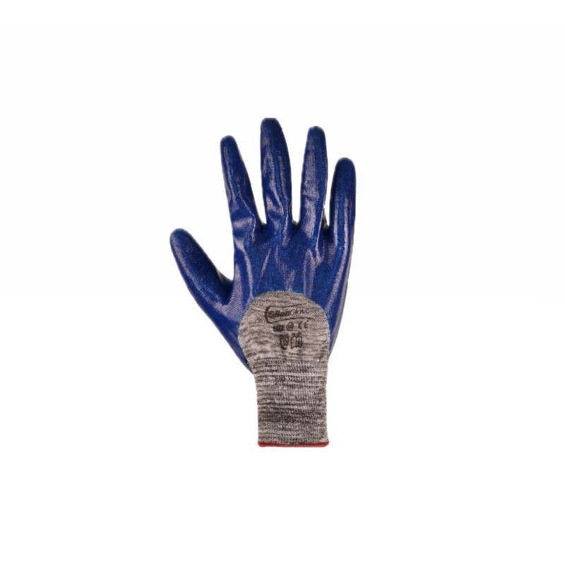 دستکش ایمنی گیلان مدل نیتریل لبه دار XL مجموعه 2 عددی