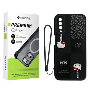 کاور موفی مدل Silicone Puffer Hello Kitty Strap مناسب برای گوشی موبایل هوآوی Y9S به همراه بند