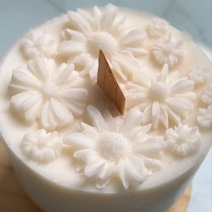 قالب شمع مدل بابونه