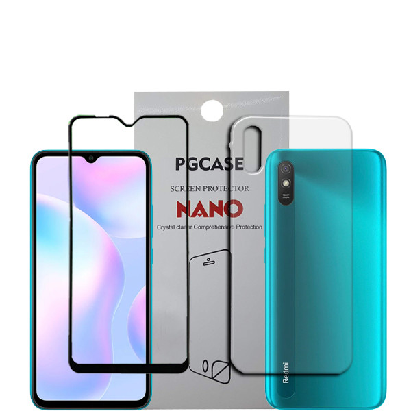 محافظ صفحه نمایش سرامیکی مدل Star Max مناسب برای گوشی موبایل شیائومی Redmi 9A به همراه محافظ پشت گوشی