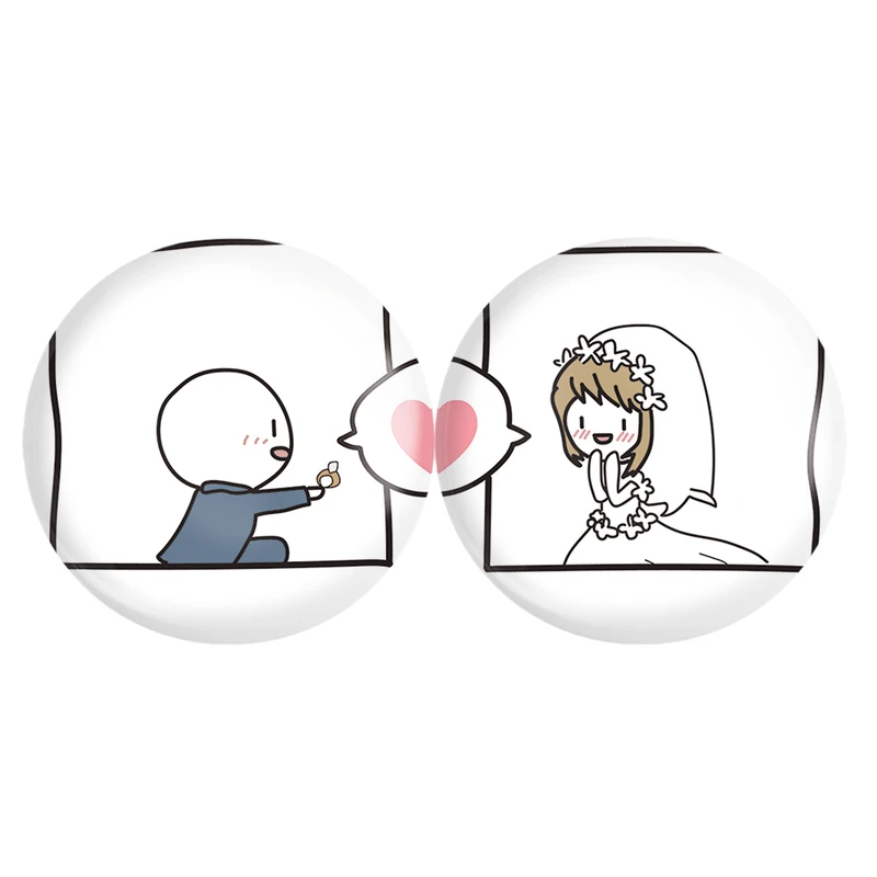 پیکسل خندالو مدل عاشقانه Love کد A112 مجموعه 2 عددی