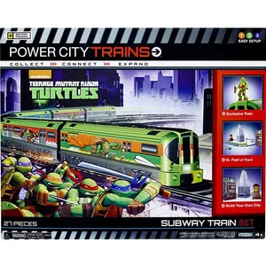 ست قطار جکس پسفیک مدل Tmnt Subway
