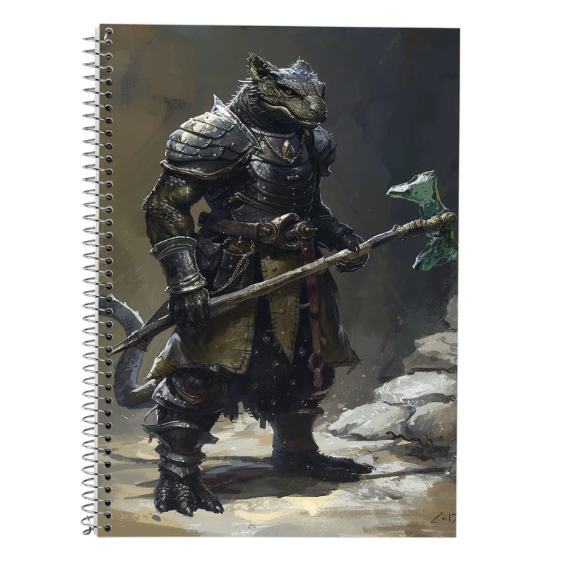 دفتر زبان 50 برگ مدوپد مدل سه خط طرح حیوانات جنگجو کد DF14808