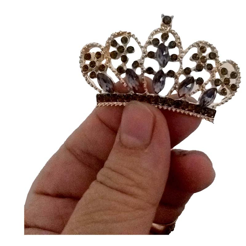 گل سینه دخترانه مدل دوختنی طرح تاج کد C-04 گل سینه دخترانه مدل دوختنی طرح تاج کد C-04