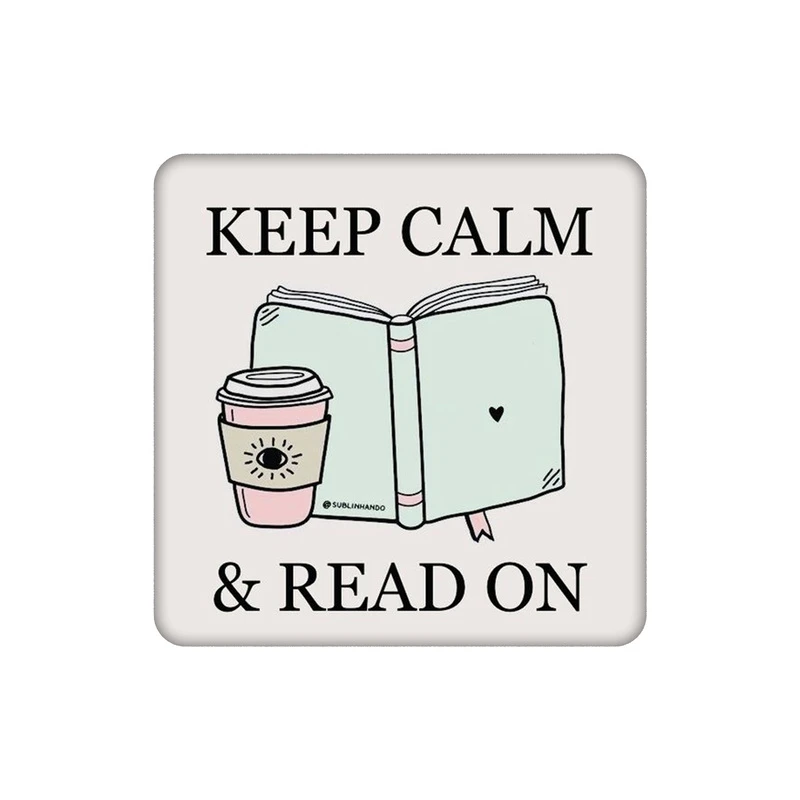 زیرلیوانی طرح ساکت باش و کتاب بخون کد 4453286