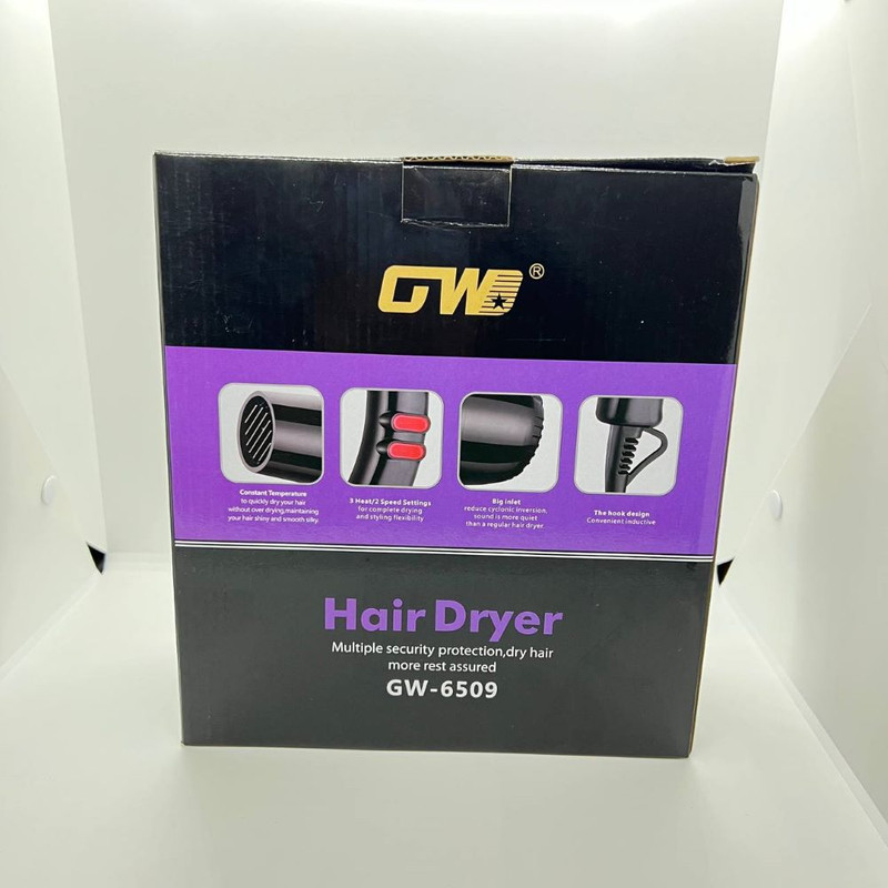 سشوار جی دبلیو مدل GW-6509 سشوار جی دبلیو مدل GW-6509