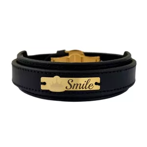 دستبند طلا 18 عیار مردانه لیردا مدل Smile 823