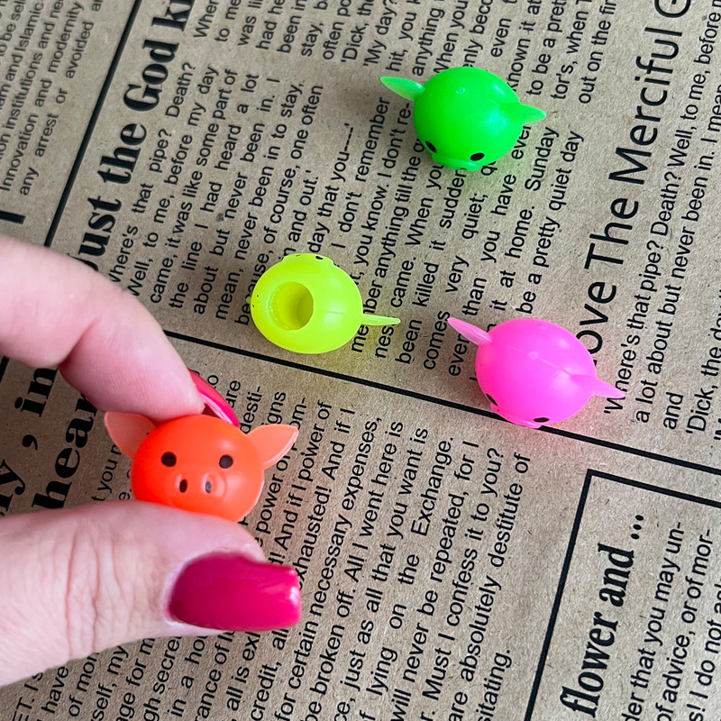 سر مدادی طرح خوک تپلی مجموعه 6 عددی