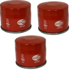فیلتر روغن اکومکس مدل ECU - 1226 مناسب برای خودرو  ساینا بسته بندی سه عددی
