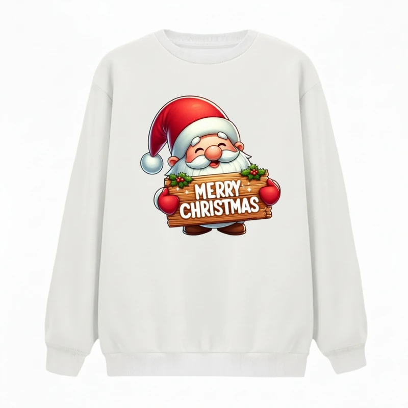 سویشرت زنانه مدل بابانوئل کریسمس کد v5 