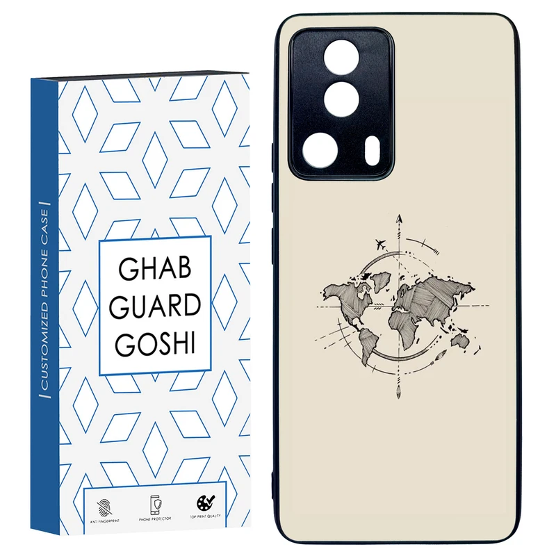 کاور قاب گارد گوشی طرح نقشه کد TPU-175 مناسب برای گوشی موبایل شیائومی Mi 13 Lite