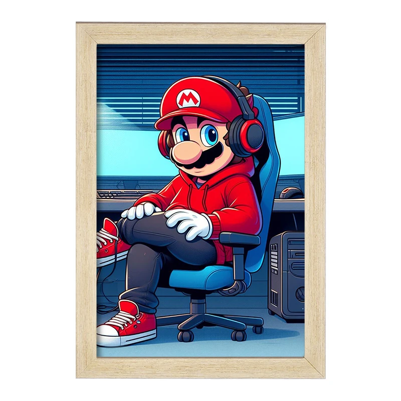 تابلو خندالو مدل سوپرماریو (Super Mario) کد F962